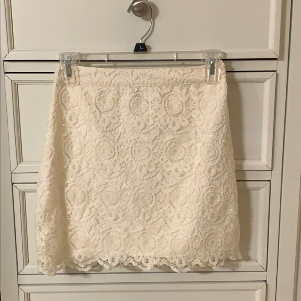 Hollister Lace White Skirt!